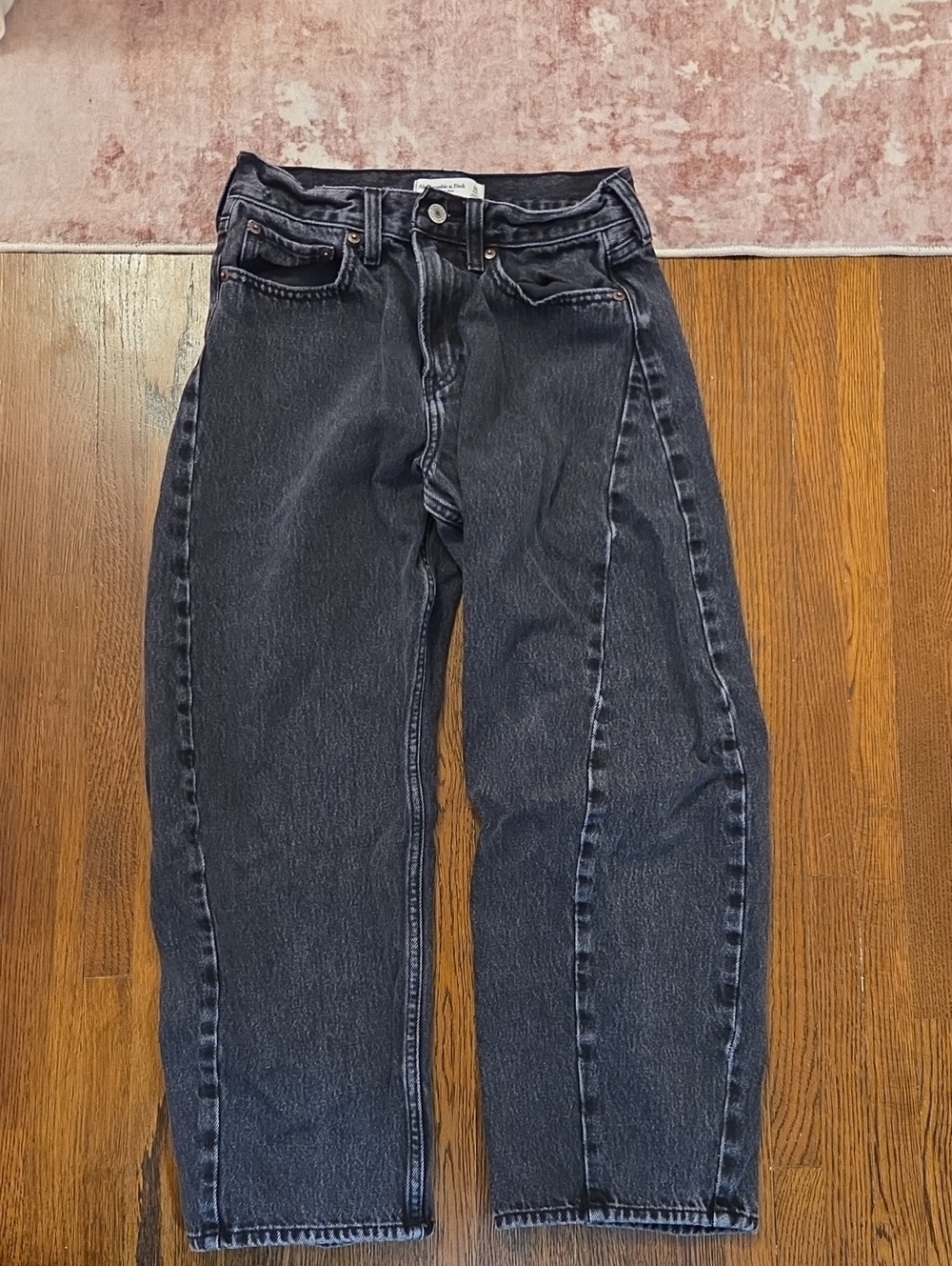 Abercrombie &Fitch The Barrel Jean - Mid Rise